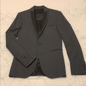 Zara men’s blazer. Dark gray tuxedo feel. (US 36)